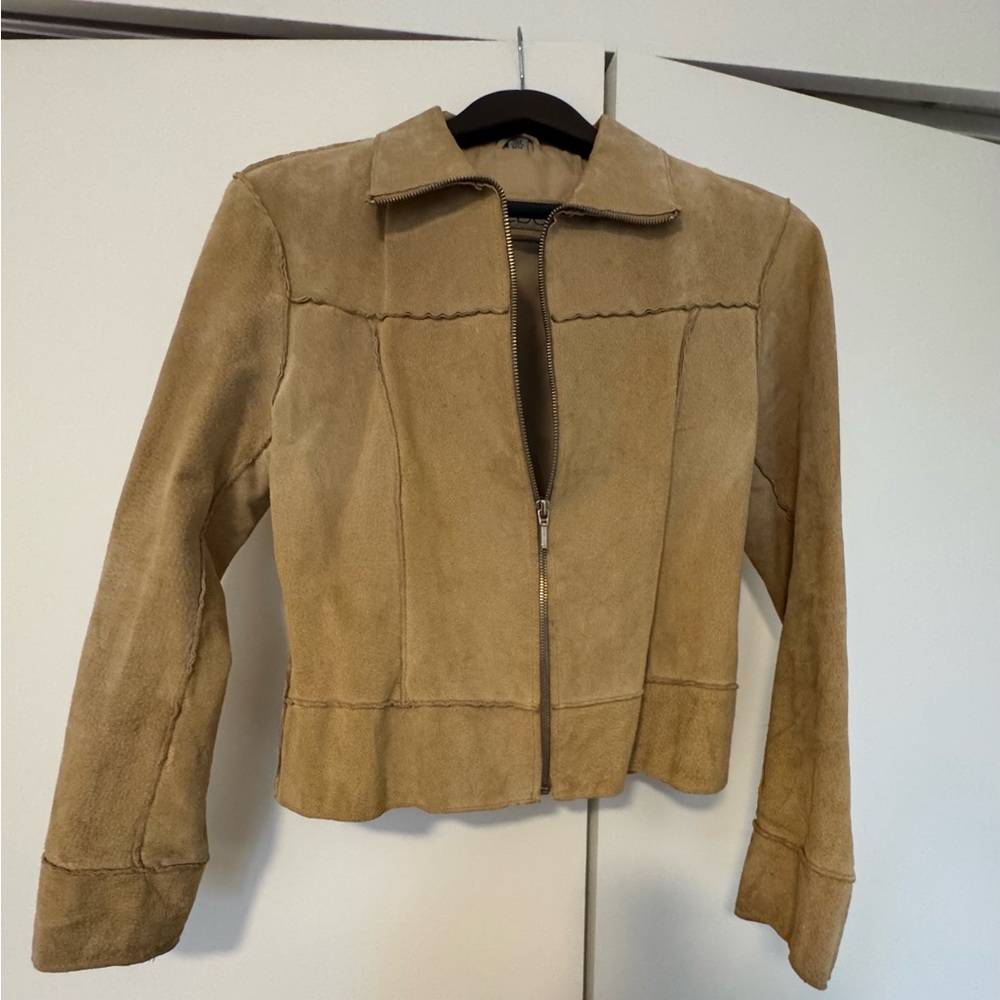 Tan Suede Women's Jacket